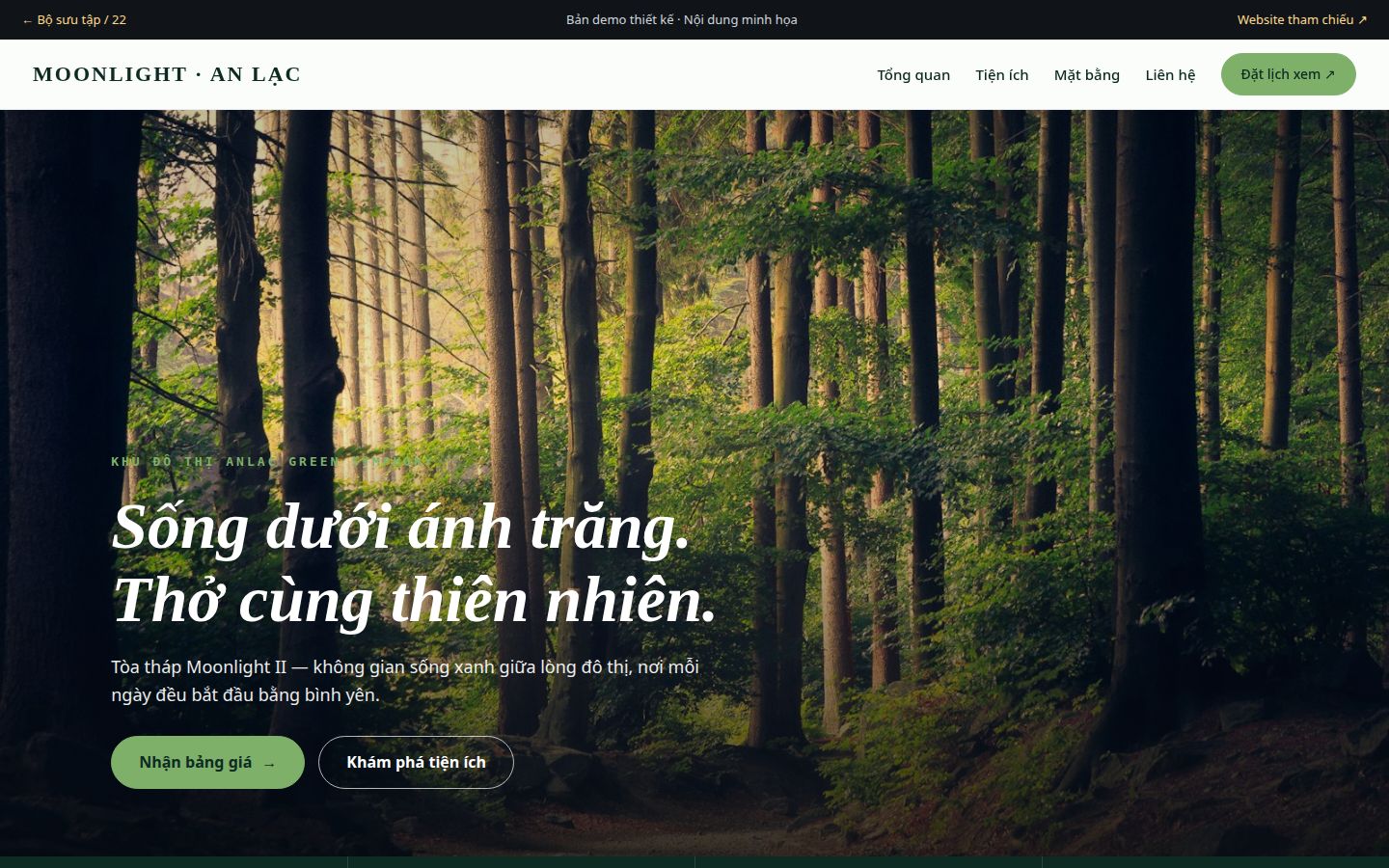 Ảnh xem trước mẫu 22 — Moonlight An Lạc